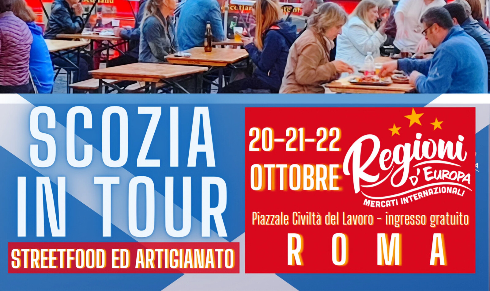 Scozia in Tour e Regioni d’Europa a Roma dal 20 al 22 Ottobre