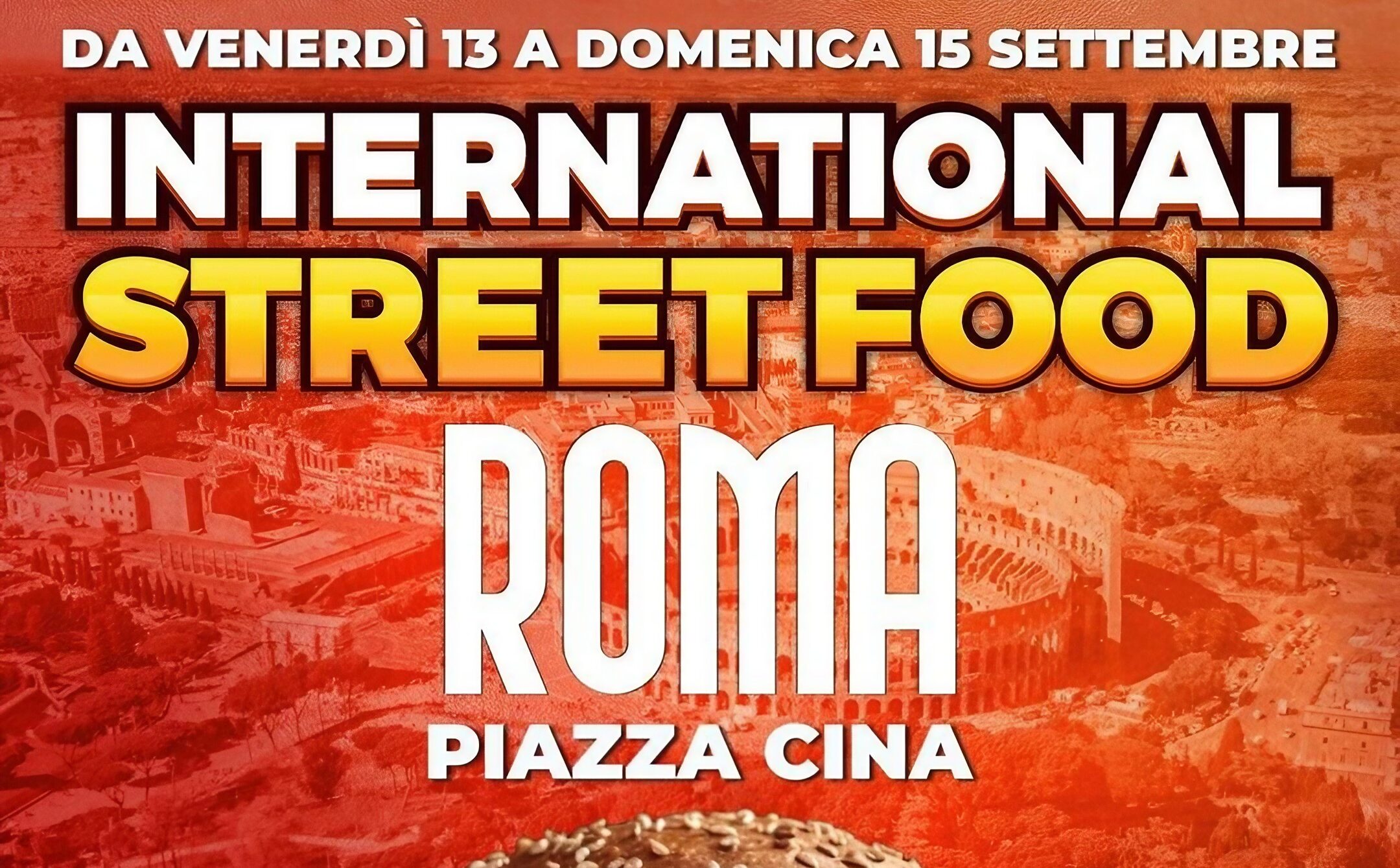 International Street Food a Roma dal 13 al 15 Settembre 2024