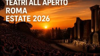Teatri all’aperto a Roma estate 2026: programmazione e location