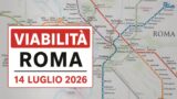 Viabilità e trasporti a Roma oggi, 14 luglio 2026: chiusure e aggiornamenti