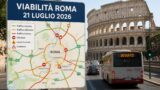 Viabilità e trasporti a Roma oggi, 21 luglio 2026: chiusure e aggiornamenti