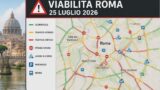Viabilità e trasporti a Roma oggi, 25 luglio 2026: chiusure e aggiornamenti