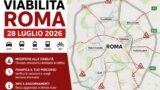 Viabilità e trasporti a Roma oggi, 28 luglio 2026: chiusure e aggiornamenti