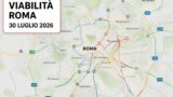 Viabilità e trasporti a Roma oggi, 30 Luglio 2026: chiusure e aggiornamenti